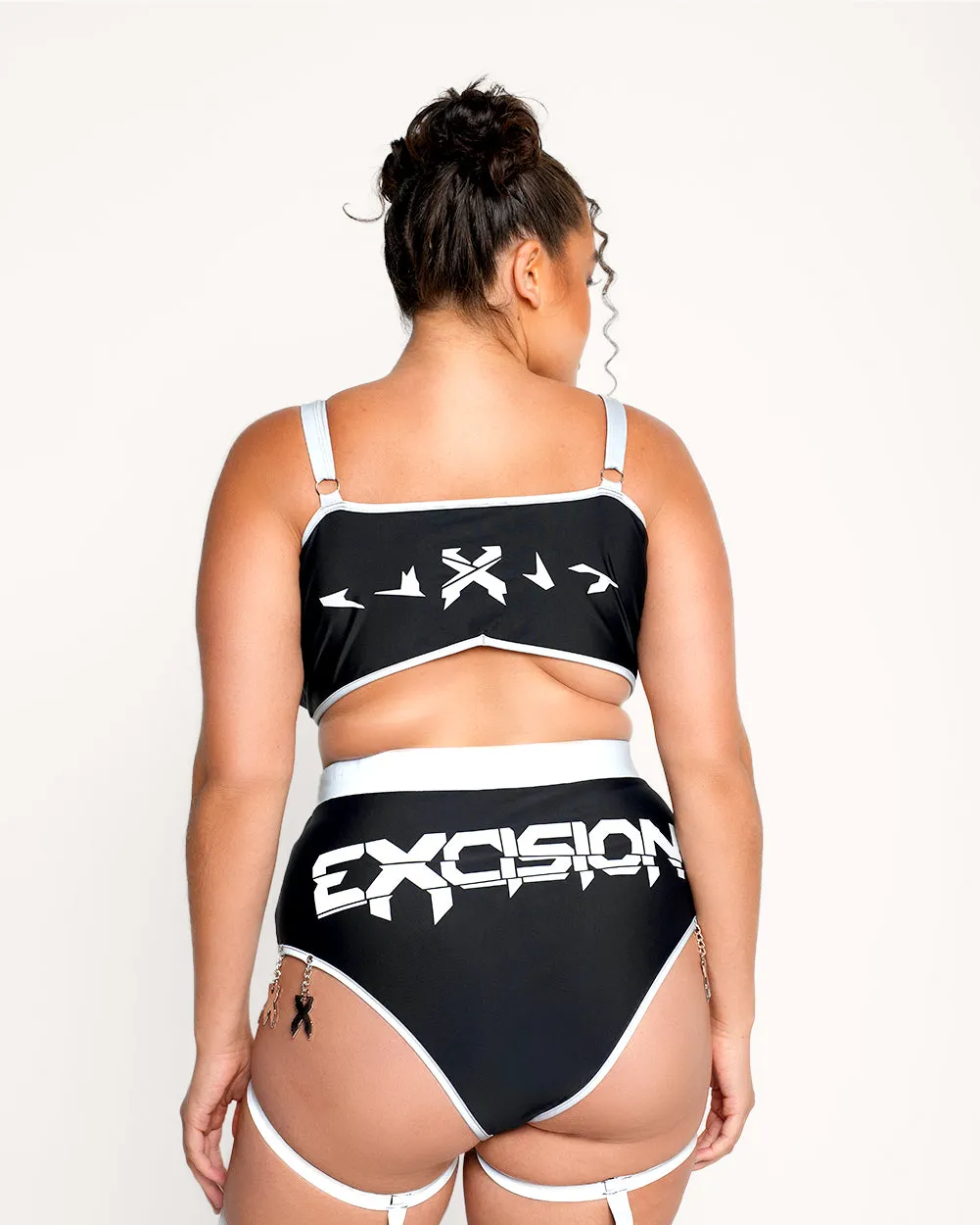 Excision x iHeartRaves Charged Up Reflective Wire Top