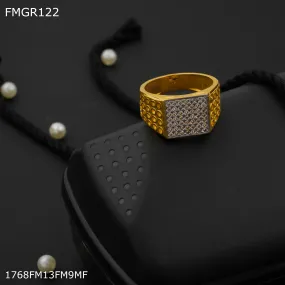 Freeme 1gm AD gold plated ring for men - FMRI122