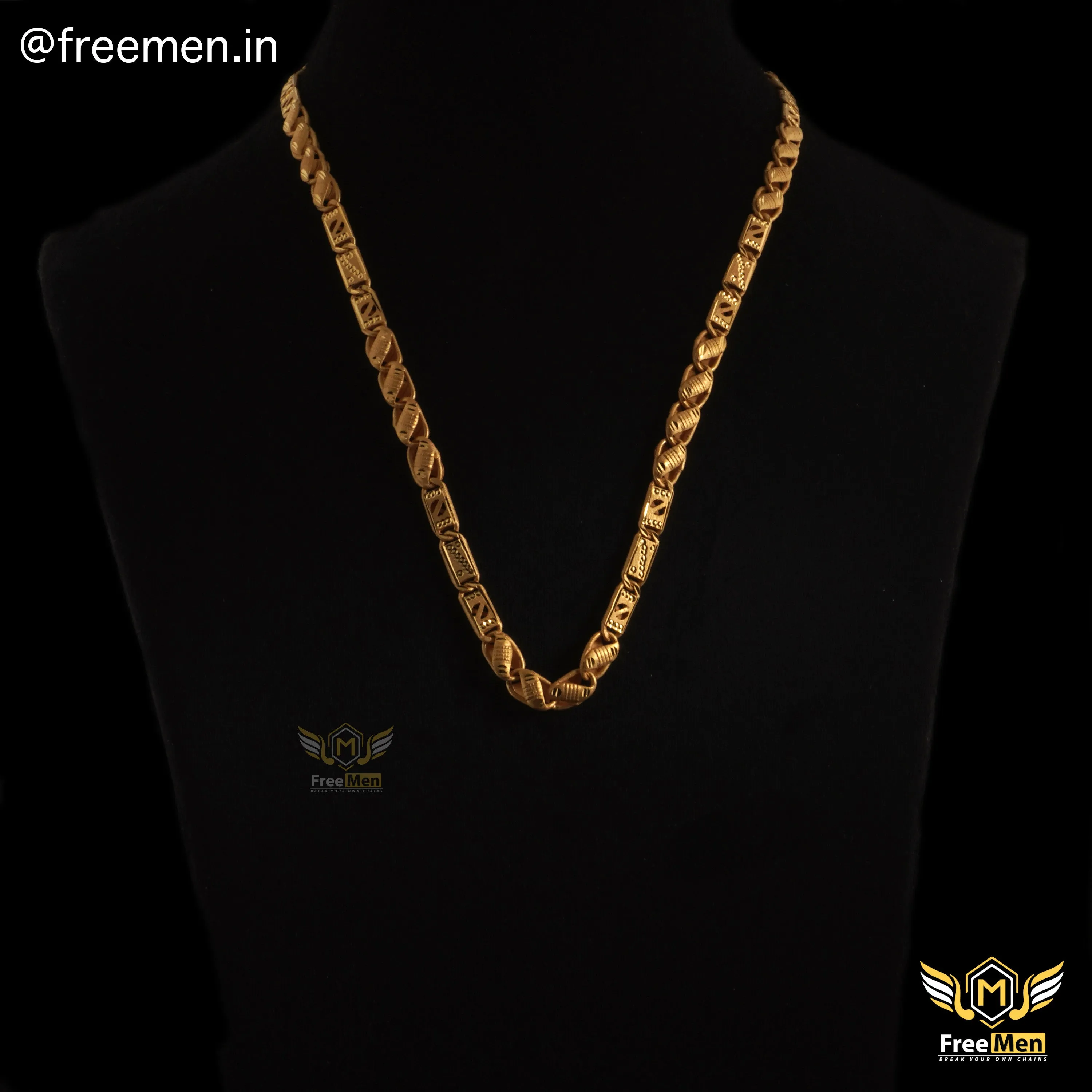 Freemen Best Lotus Nawabi chain for Men - FM188