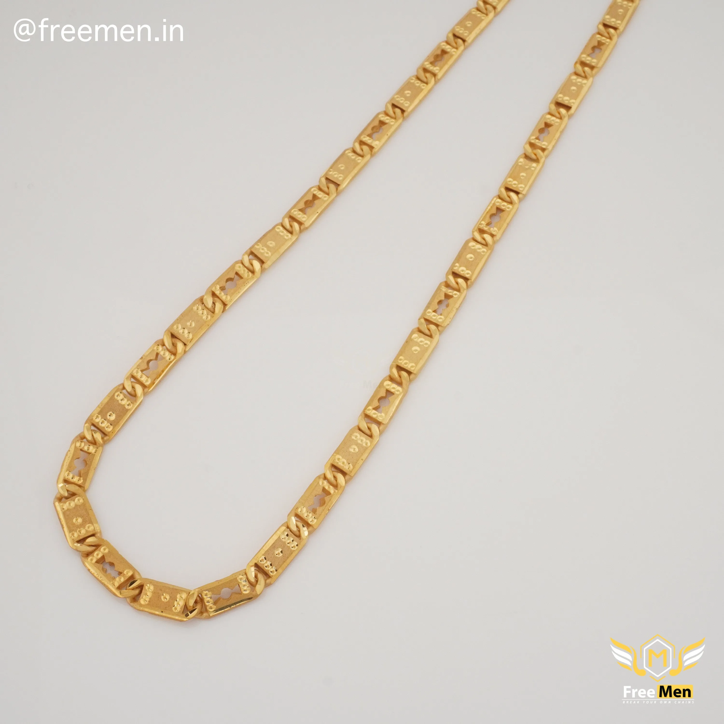 Freemen Fascination Candy Nawabi Gold Plated Chain - FMGC22