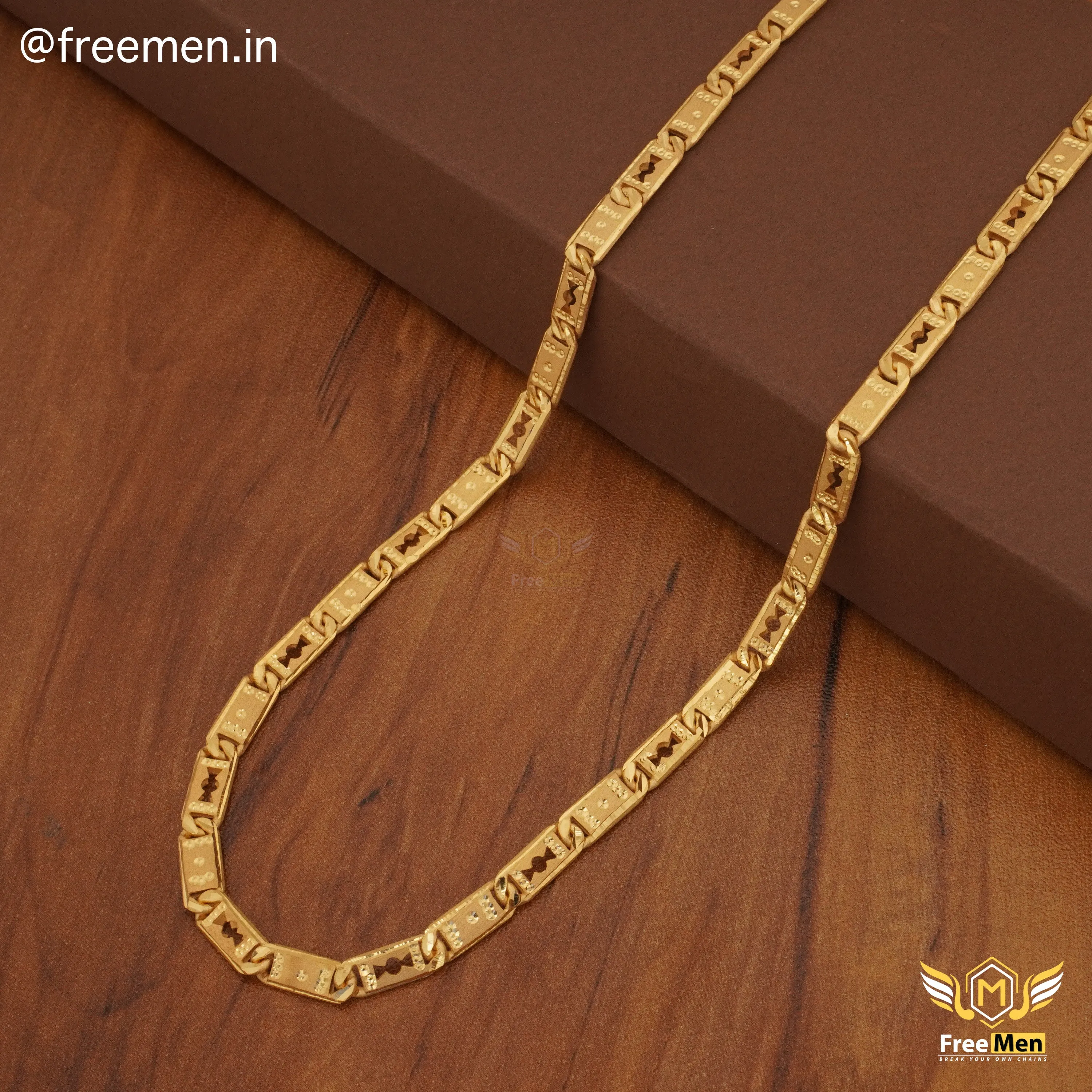 Freemen Fascination Candy Nawabi Gold Plated Chain - FMGC22