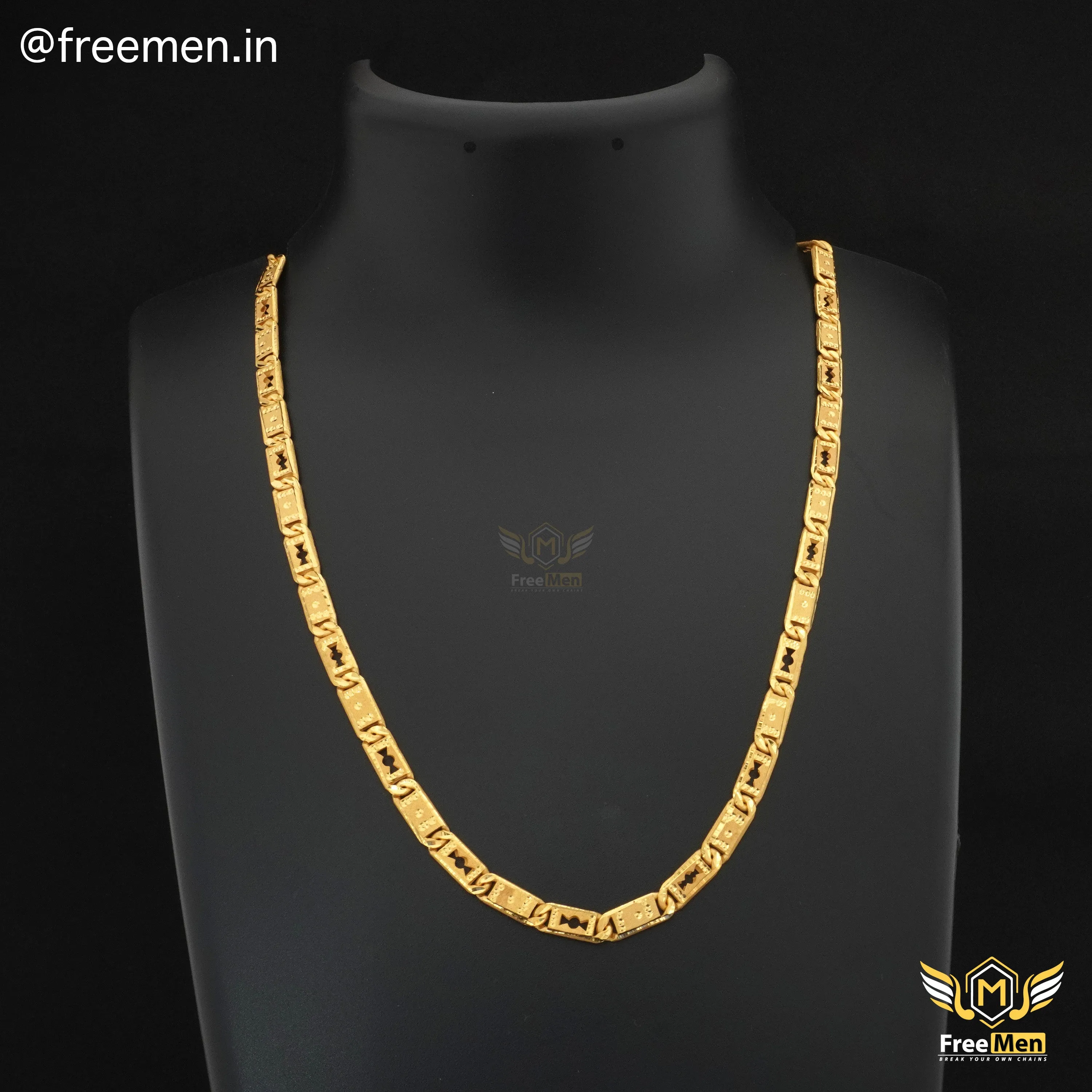 Freemen Fascination Candy Nawabi Gold Plated Chain - FMGC22