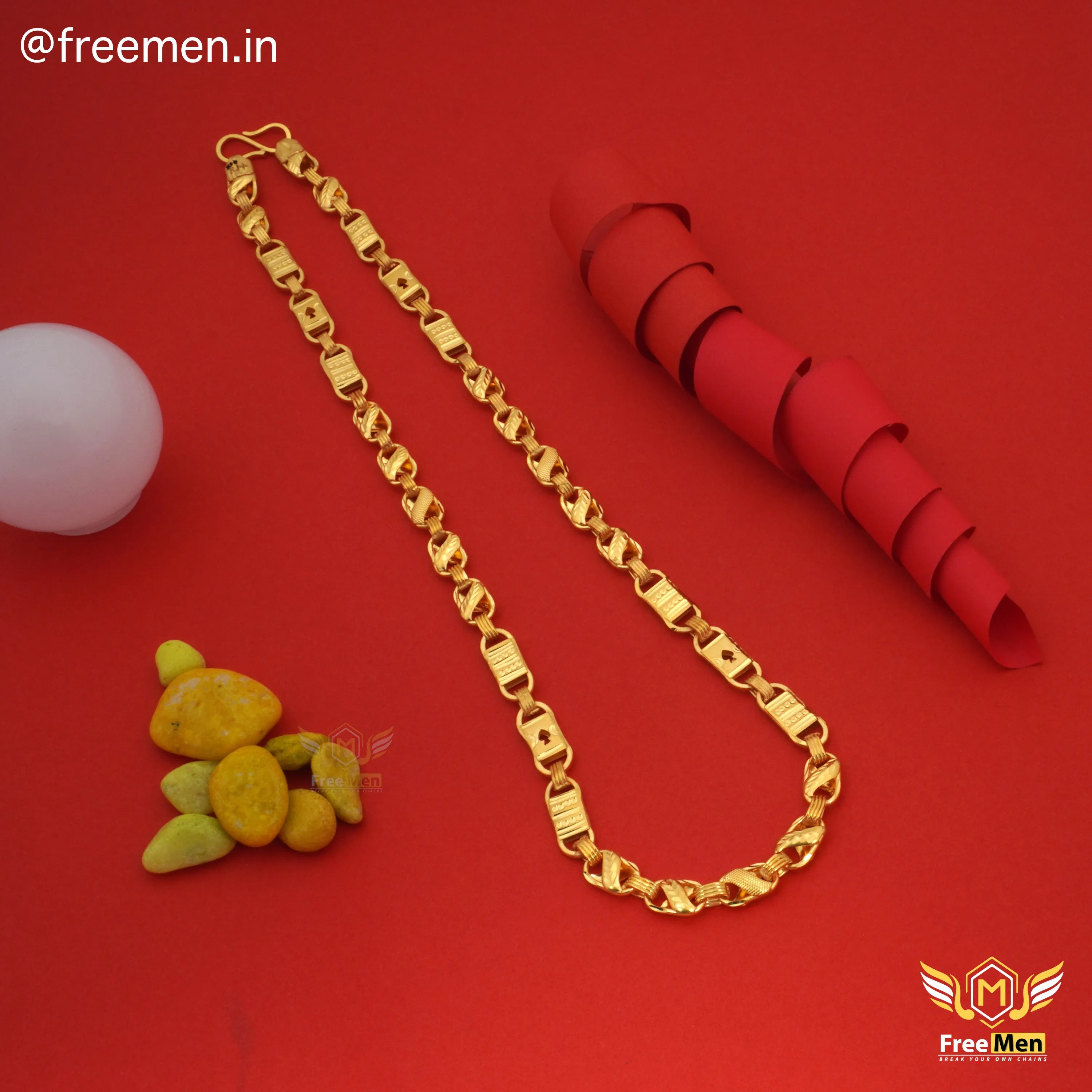 Freemen  Lotus Nawabi Delicate chain for Men - FM187