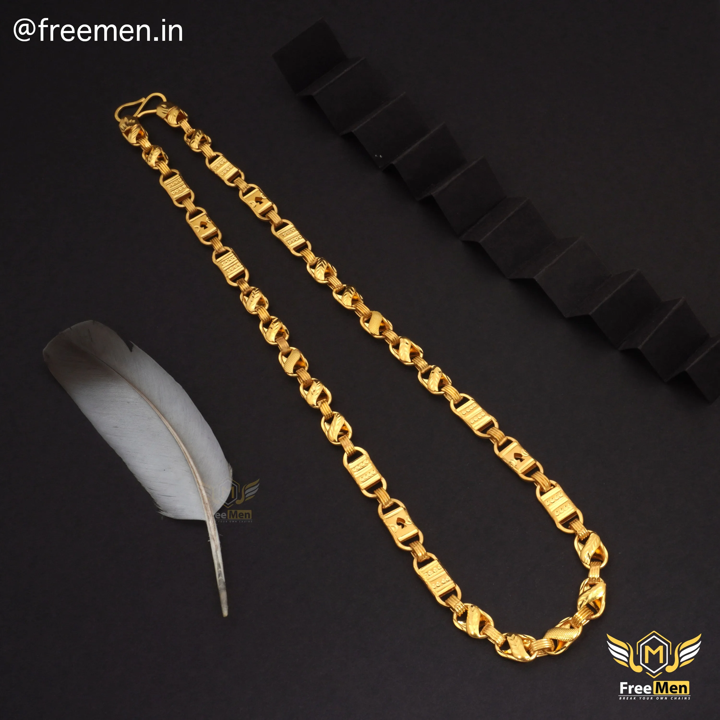 Freemen  Lotus Nawabi Delicate chain for Men - FM187