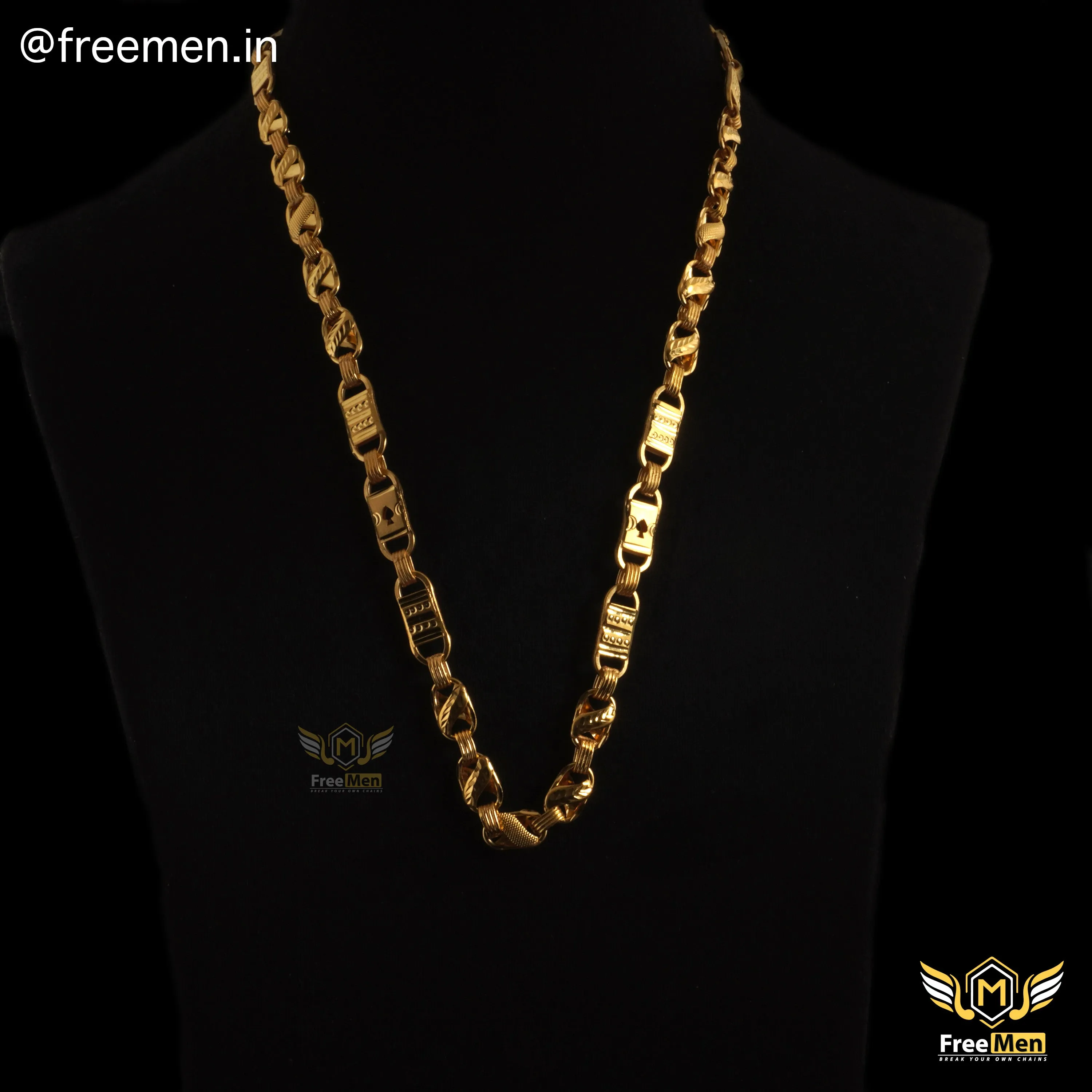 Freemen  Lotus Nawabi Delicate chain for Men - FM187