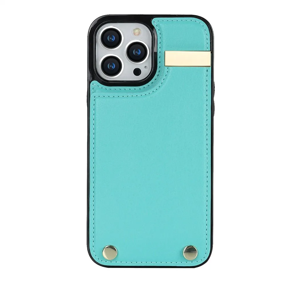 Fugo Leather iPhone Case With Multi Card and Coin Slot