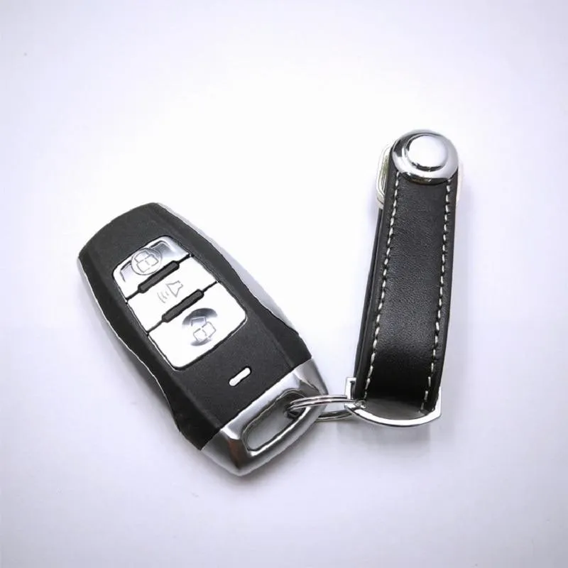 Genuine Leather Smart Keychain