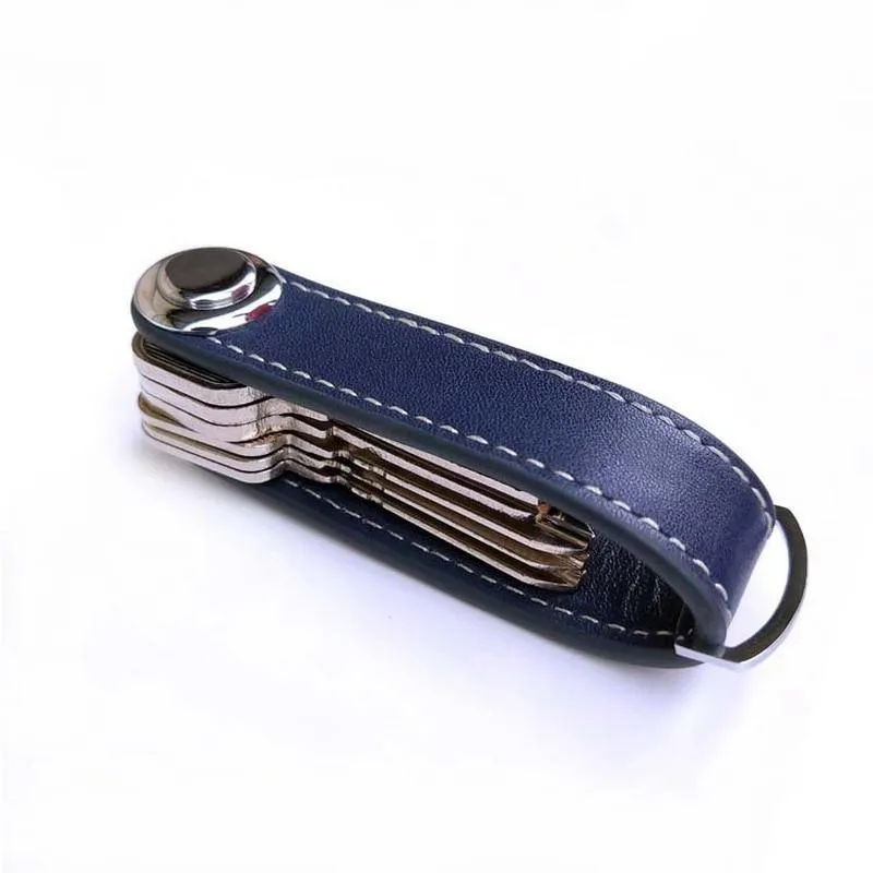 Genuine Leather Smart Keychain