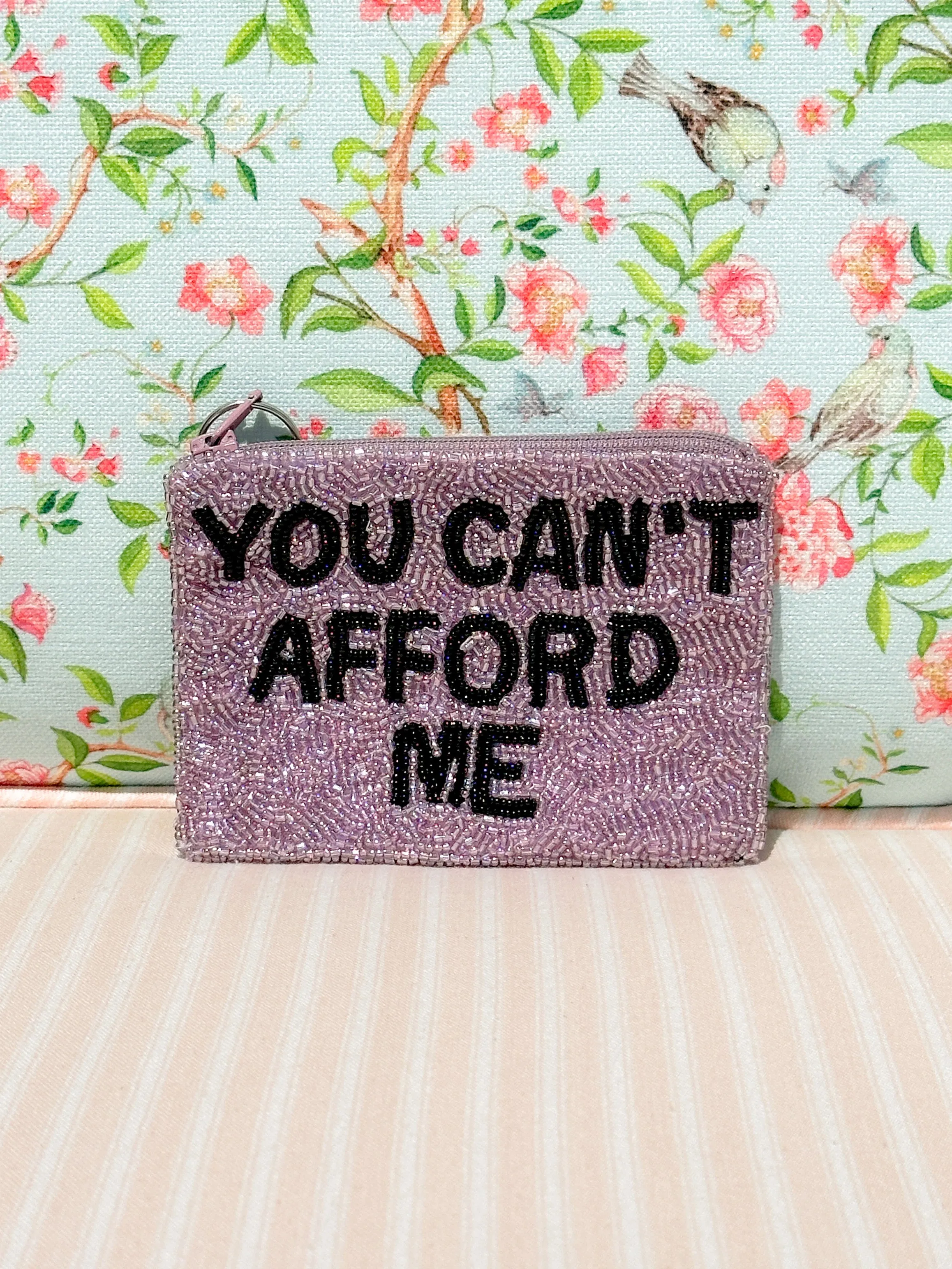 Glamfox - You Can't Afford Me Beaded Coin Purse