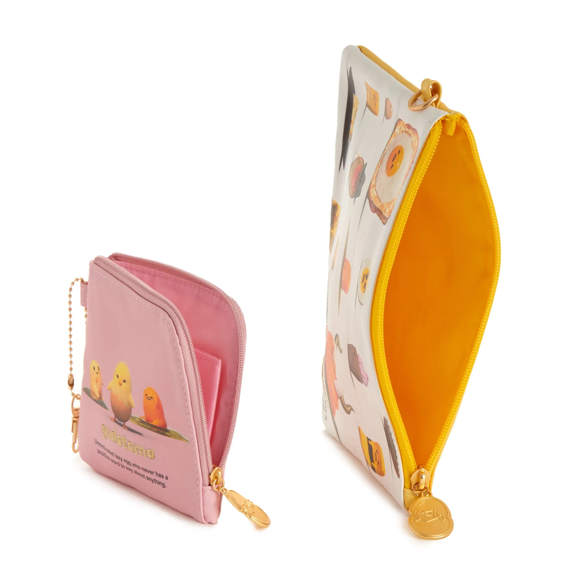 Gudetama 2-Piece Pouch Set (An Eggcellent Adventure Series)