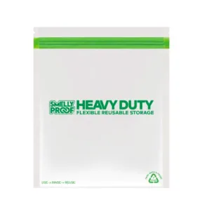 Heavy Duty Clear Flat Reusable Bags by Smelly Proof