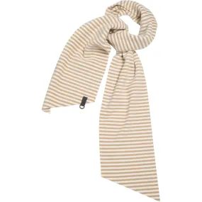 Henriette Steffensen Mini Scarf Rust And White Stripes