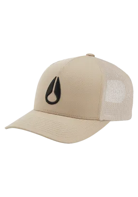 Iconed Trucker Hat - All Khaki / Black