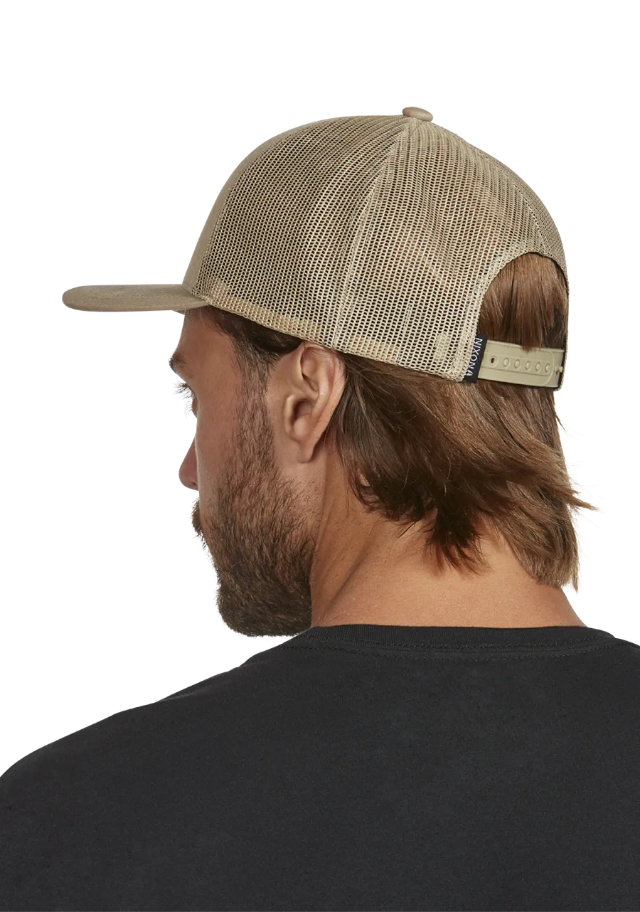 Iconed Trucker Hat - All Khaki / Black