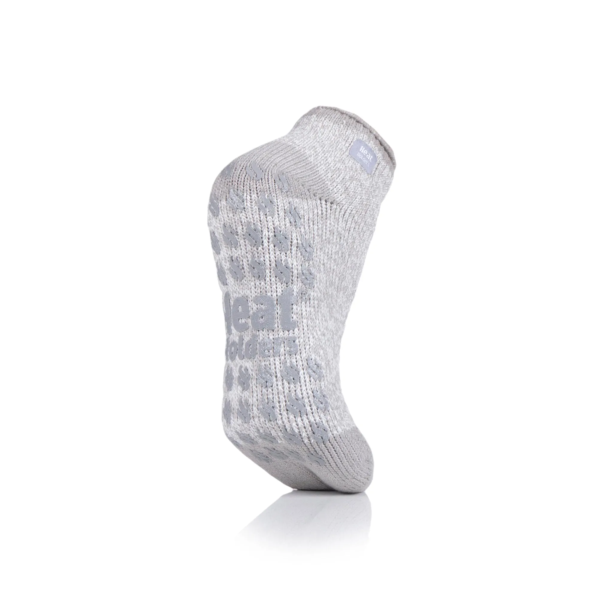 Ladies Original Iris Ankle Slipper Socks - Light Grey