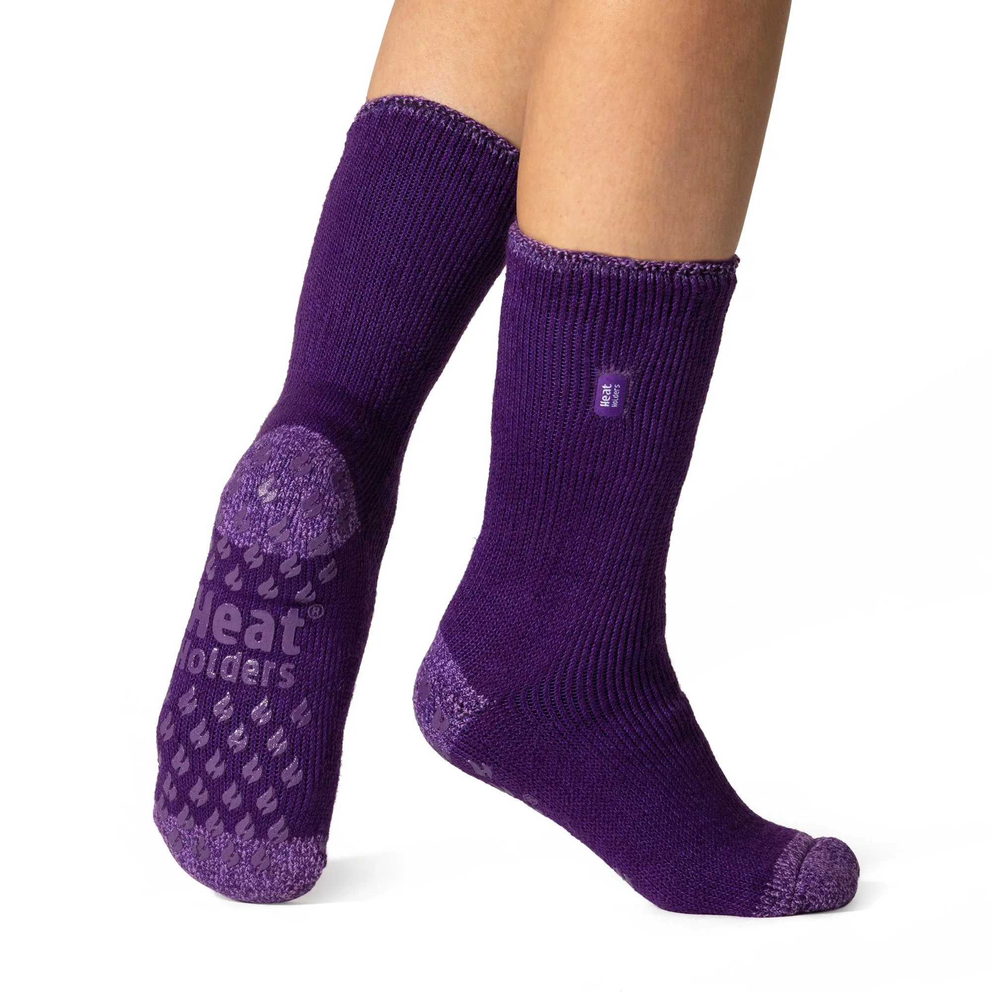 Ladies Original Juniper Slipper Socks - Purple