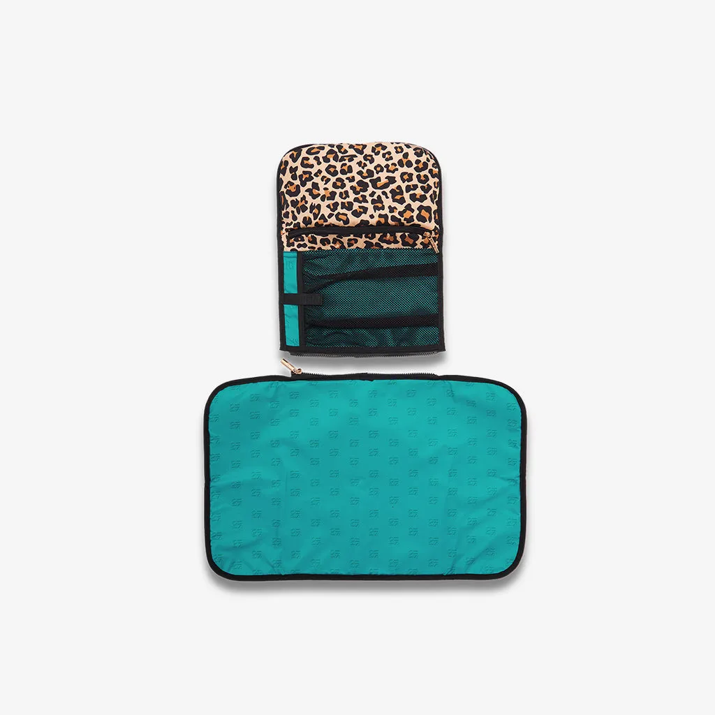 Lana Leopard Tan Travel Changing Pad