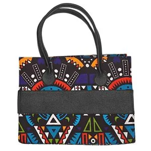 Large Abstract Print Bag