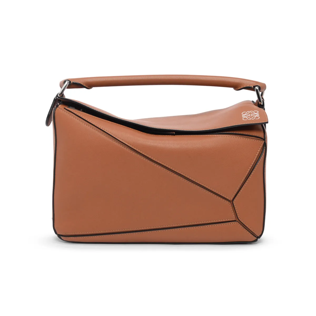 Loewe Tan Calfskin Medium Puzzle Bag