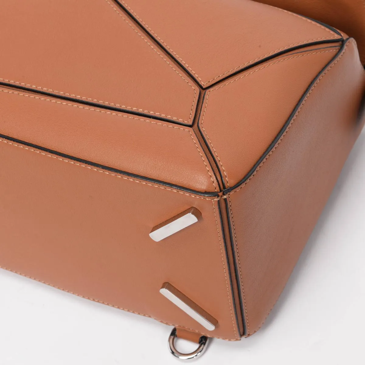 Loewe Tan Calfskin Medium Puzzle Bag