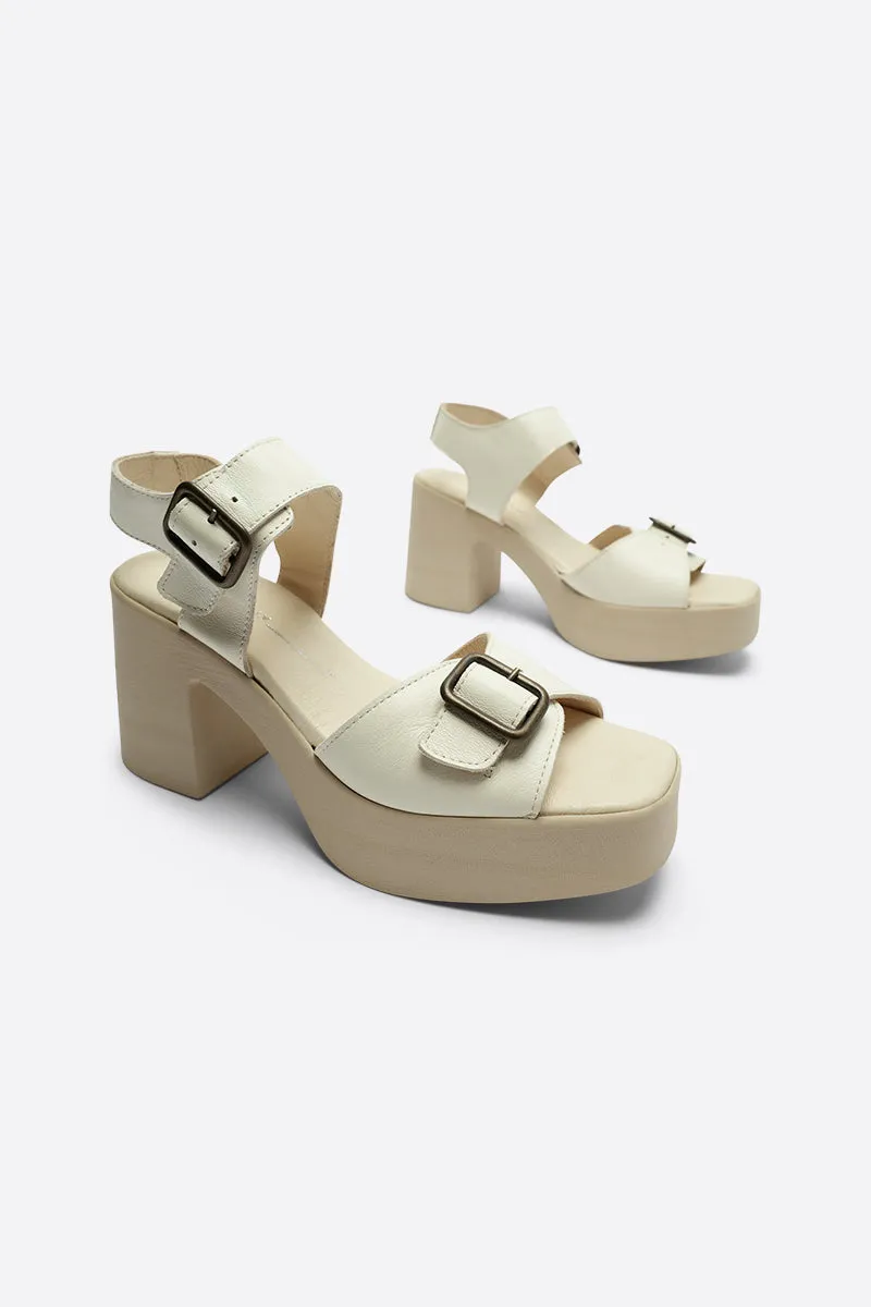 MARGO NATURAL SOLE PLATFORM HEEL