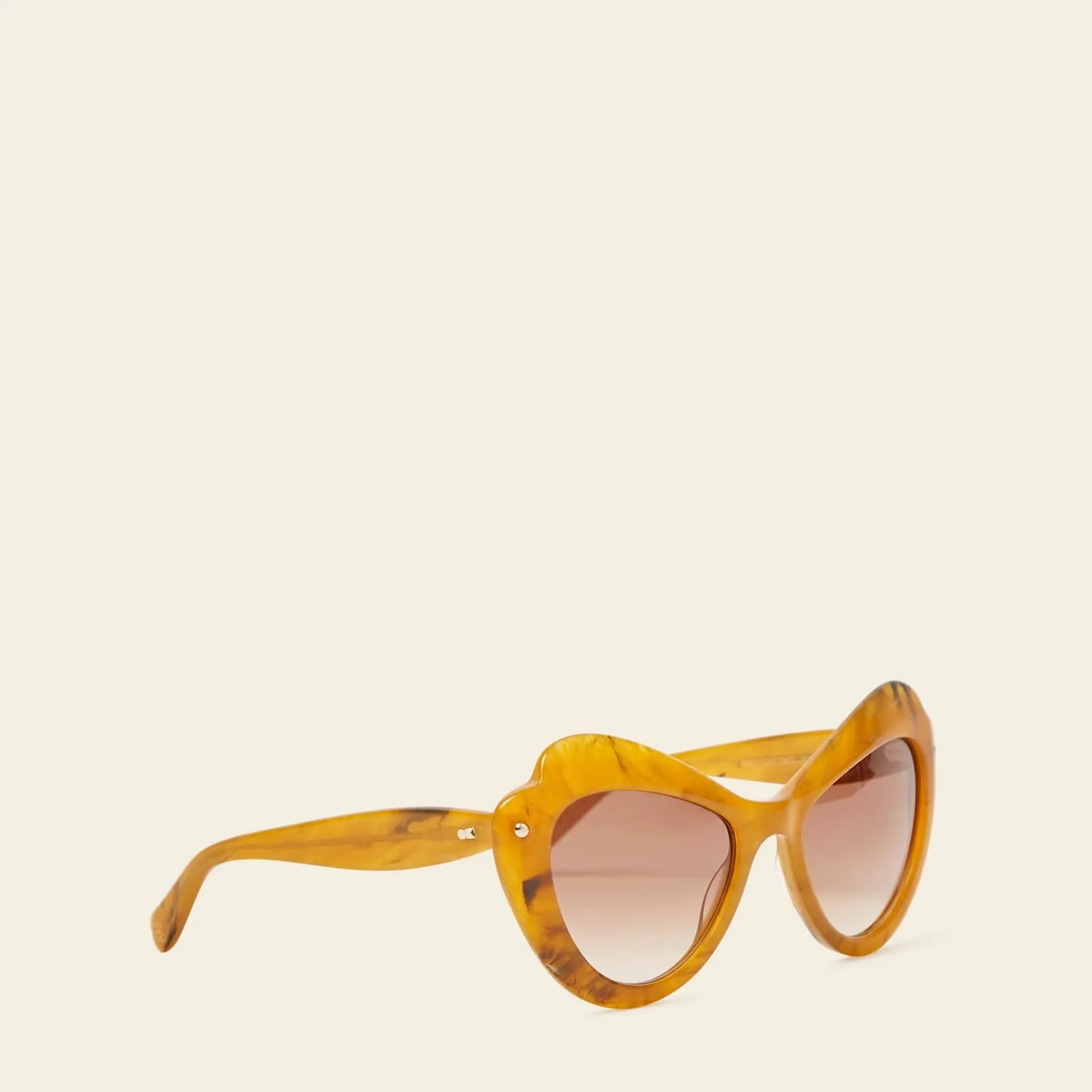 Marisa Sunglasses - Orange Marble