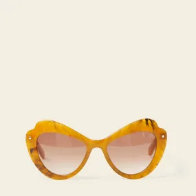 Marisa Sunglasses - Orange Marble