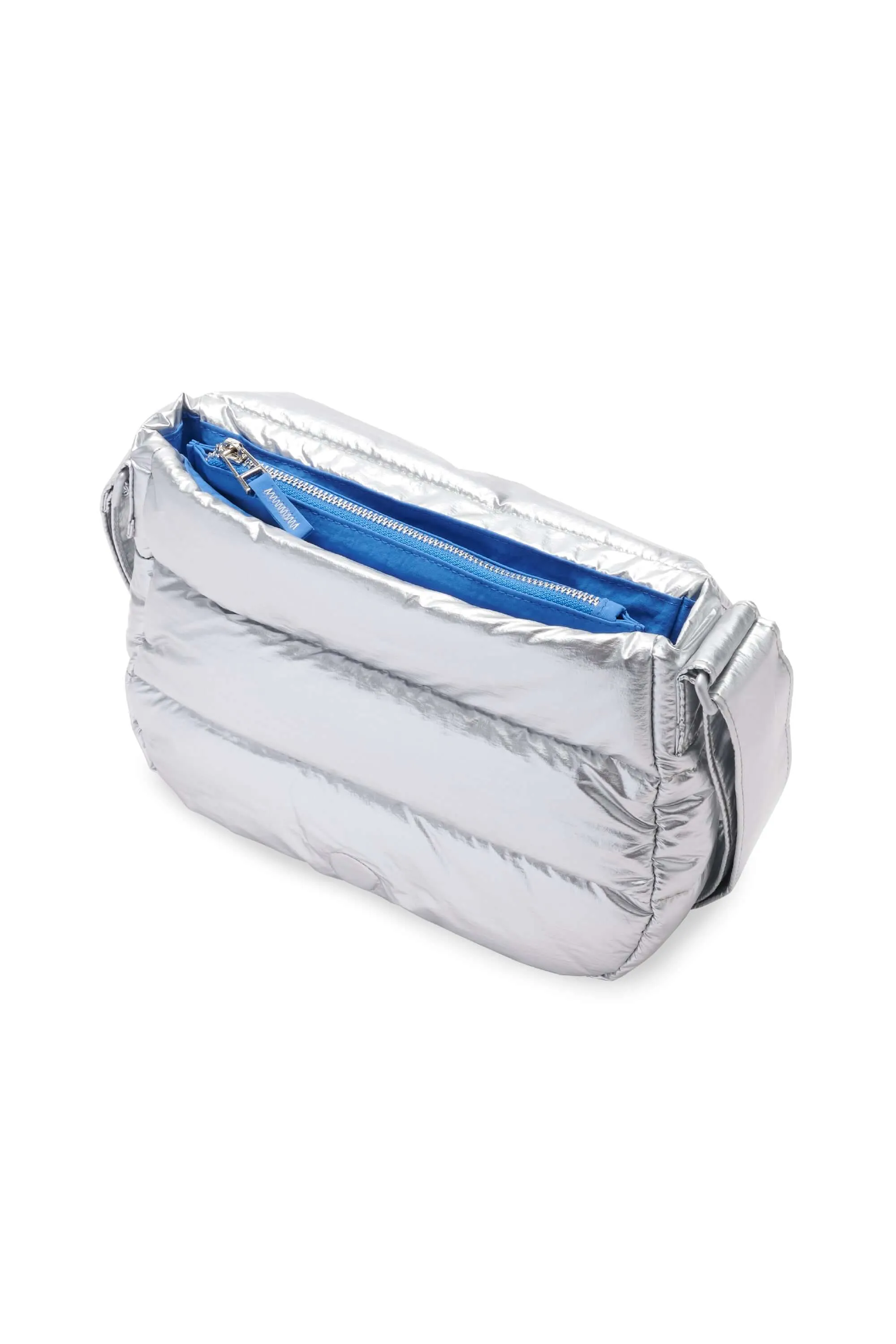 Metallic Poofy Bag