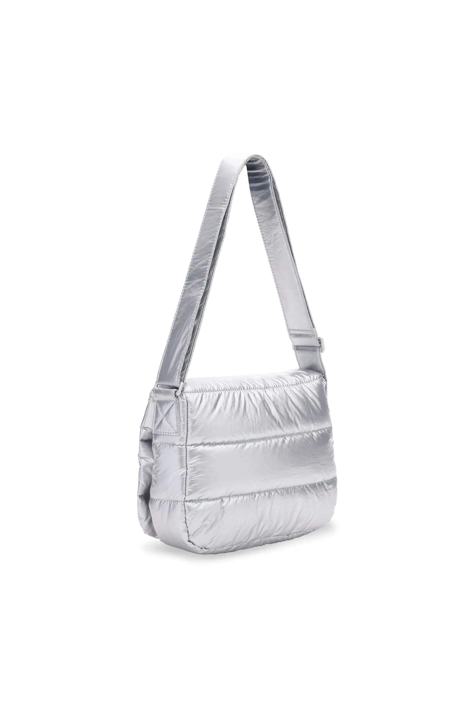 Metallic Poofy Bag