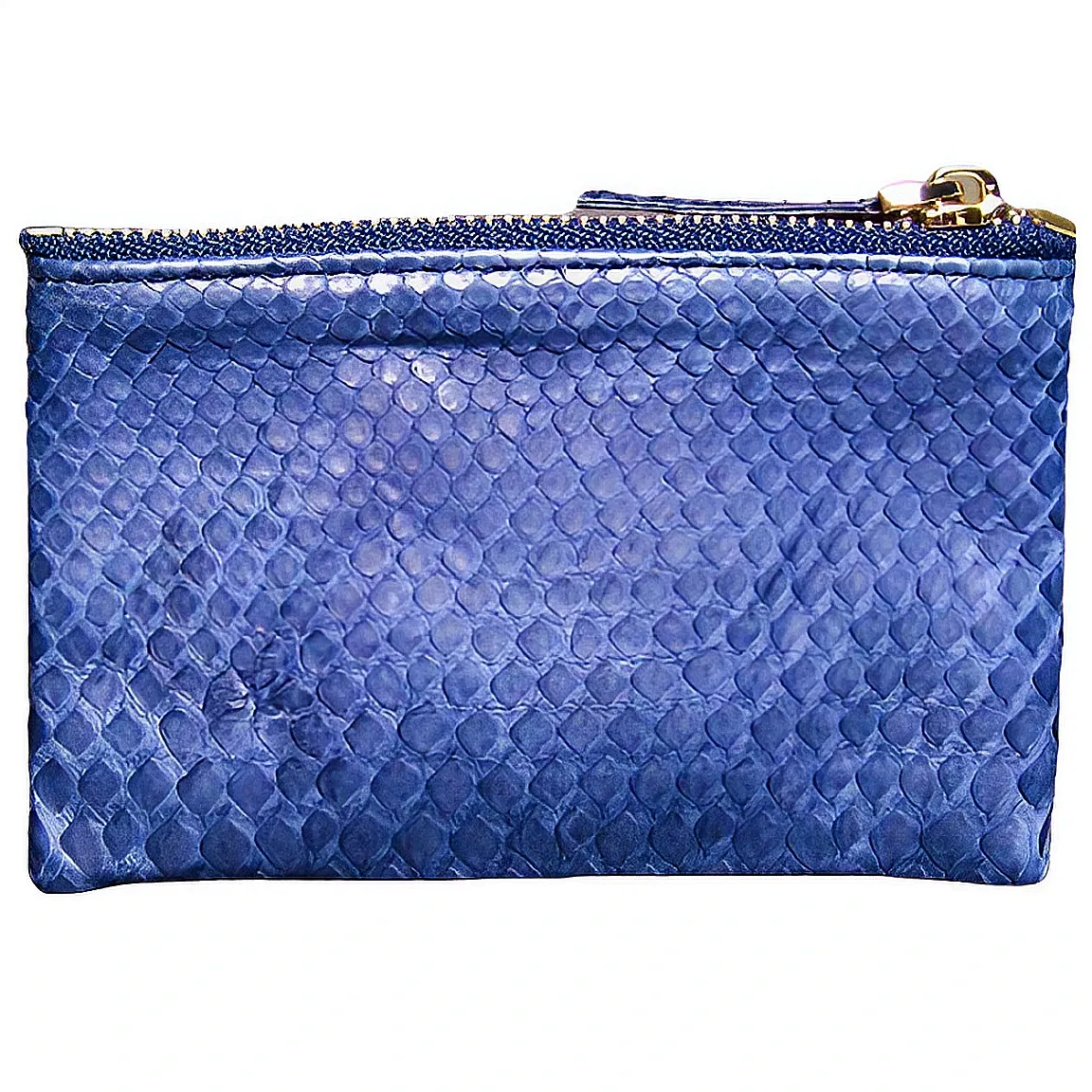 Midnight blue zip pouch