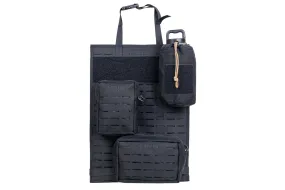 MOLLE Seat Back Panel - 14" x 20" Black | Triple Run