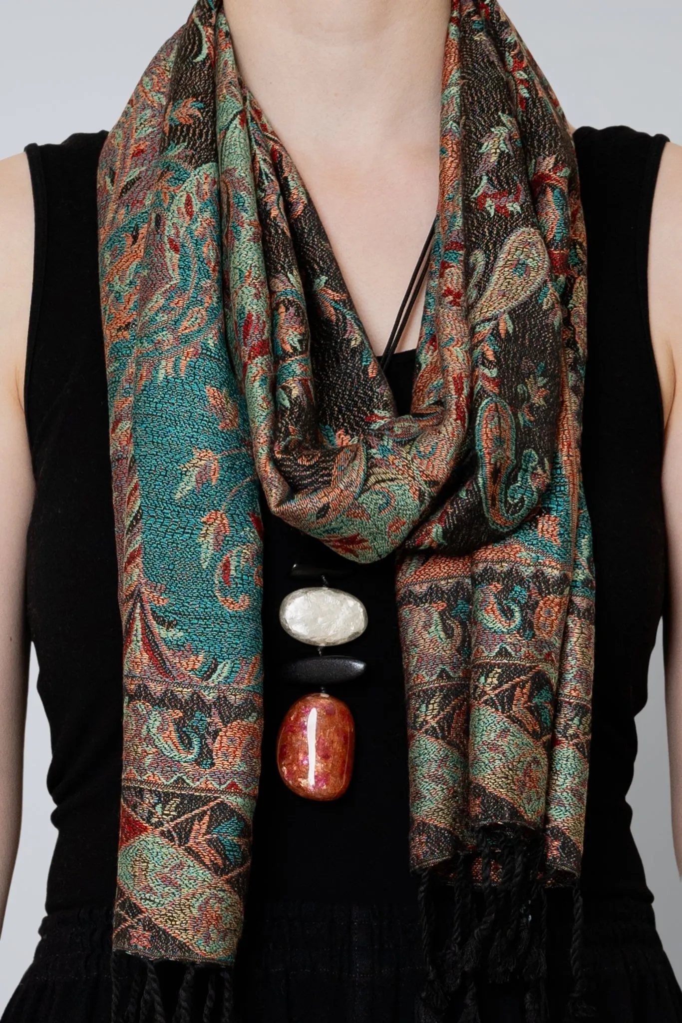 Narrow Printed Scarf