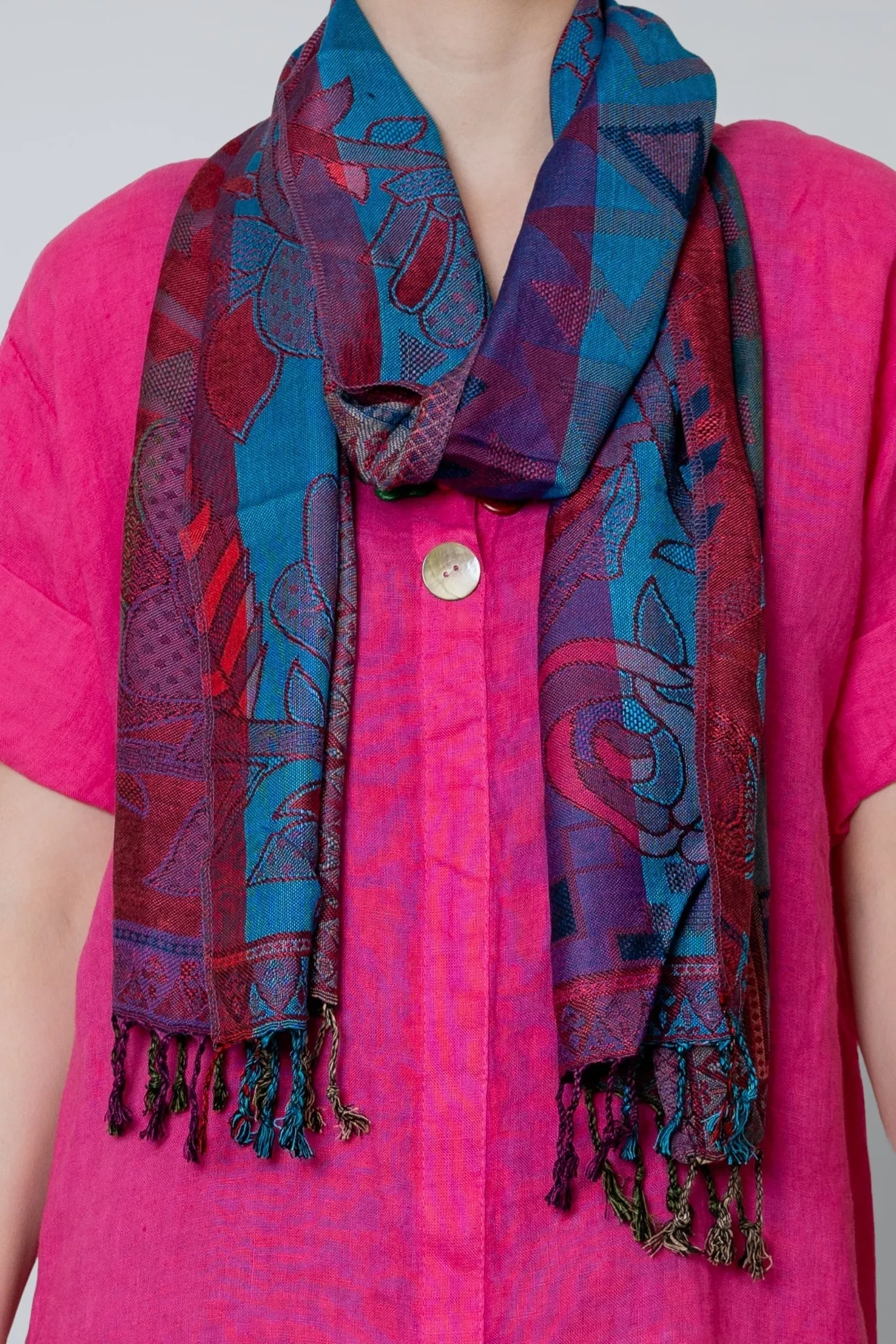 Narrow Printed Scarf