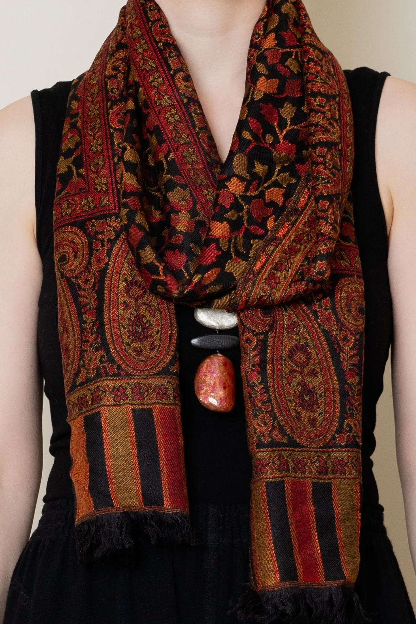 Narrow Printed Scarf