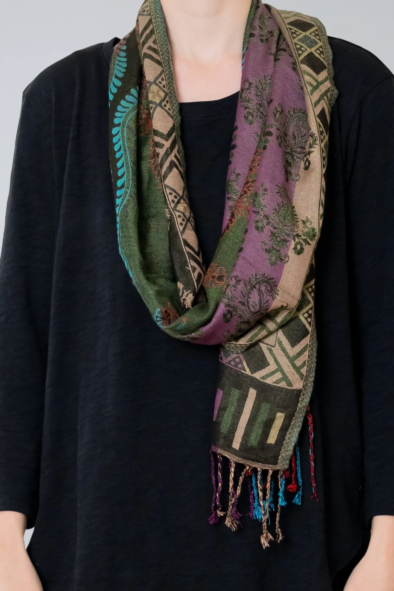 Narrow Printed Scarf