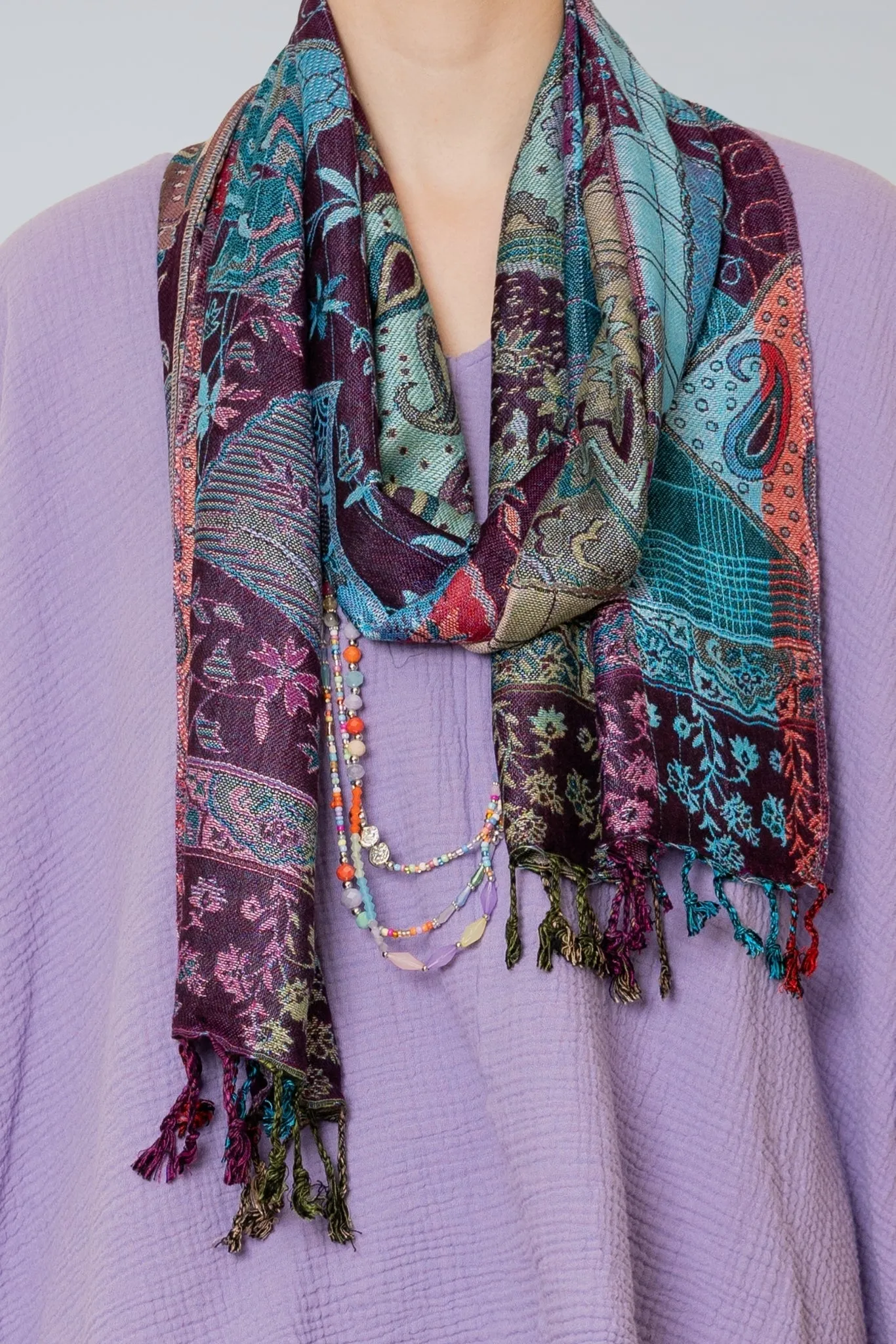 Narrow Printed Scarf