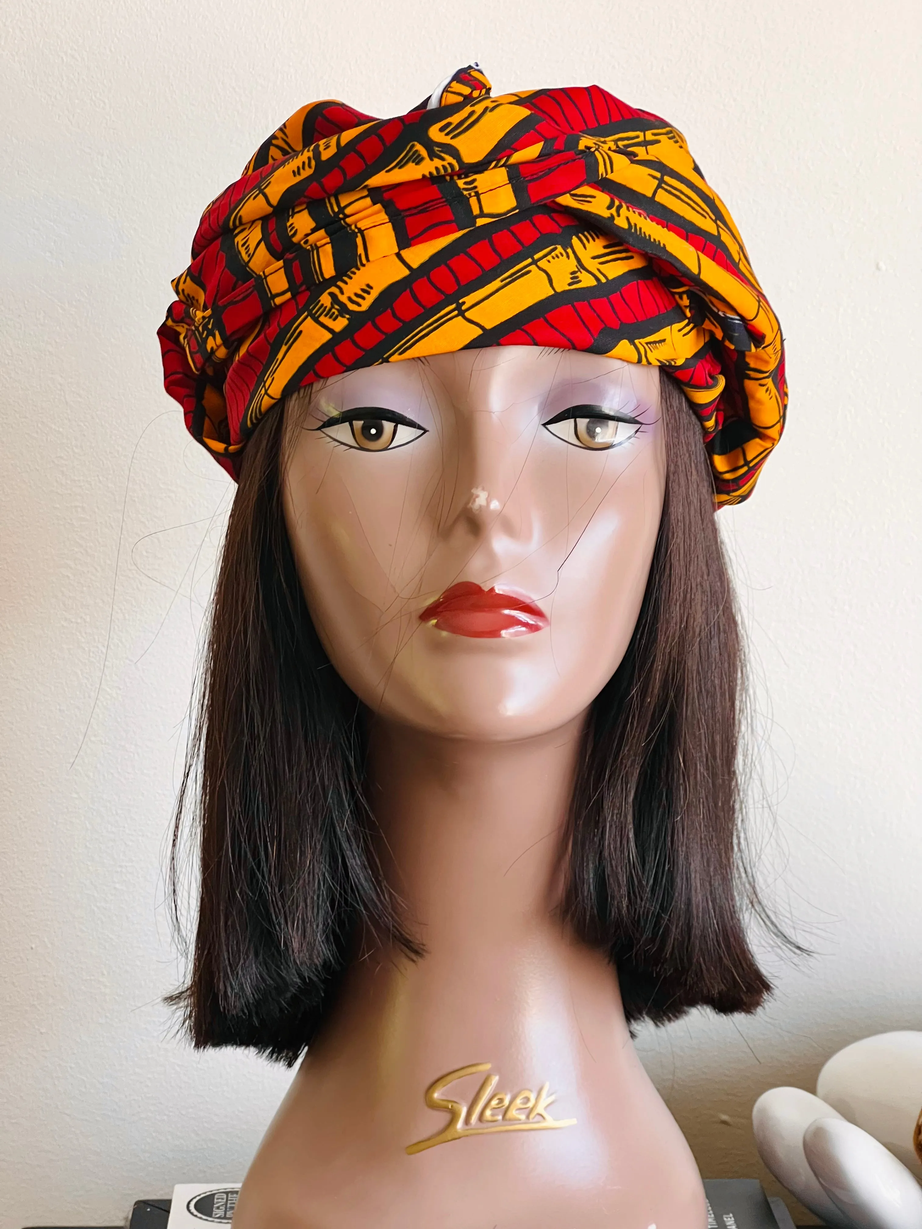 New In African Ankara Print Headwrap/Headtie