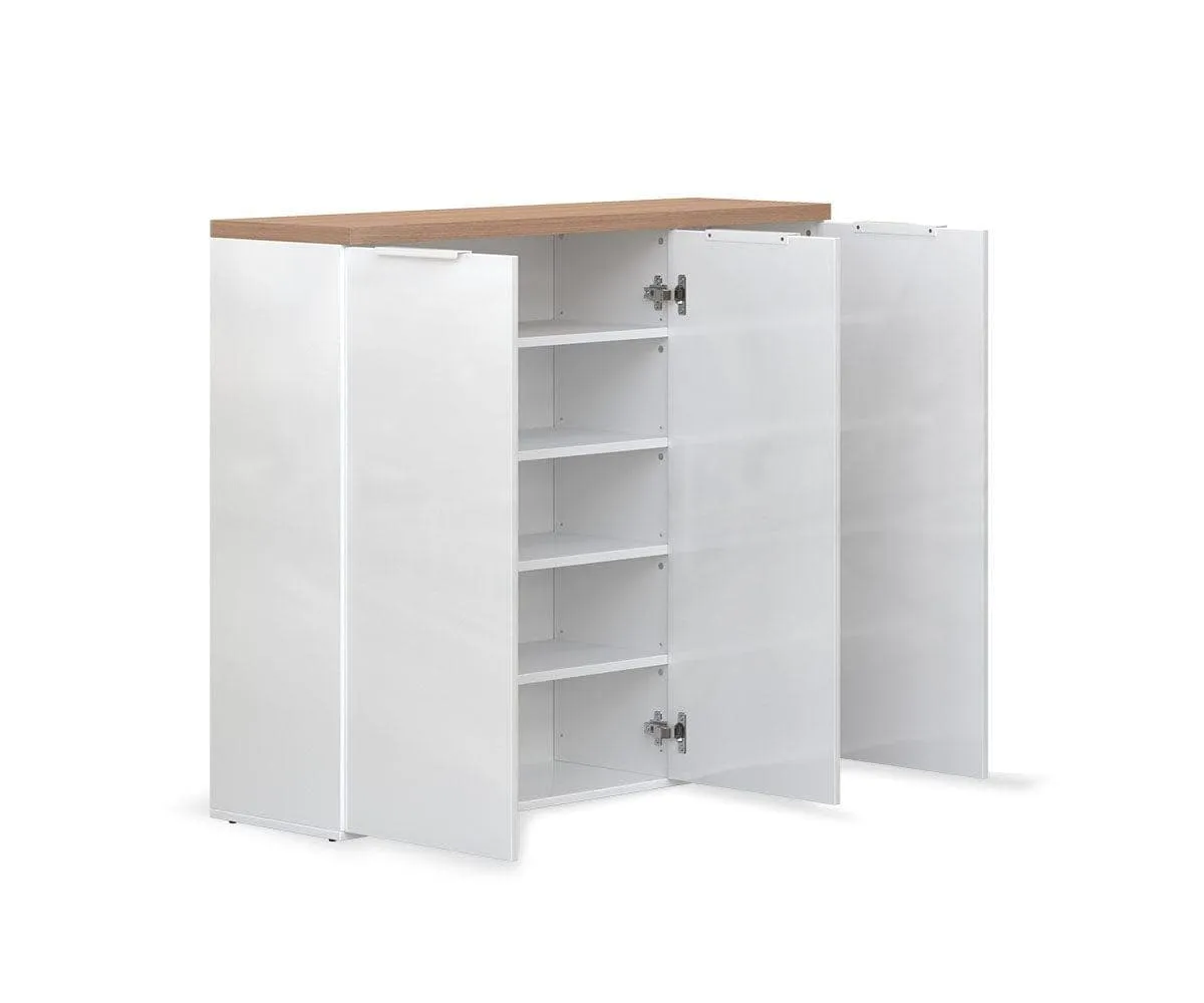 Oakley 3-Door Shoe Cabinet