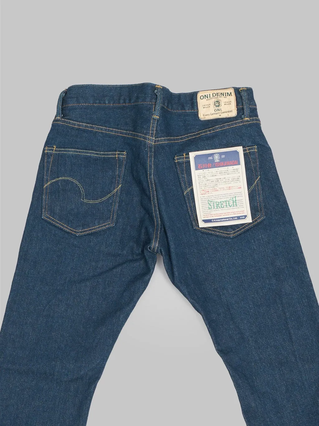 ONI Denim 121S "Ishikawadai Stretch" 15oz Stretch Relax Tapered Jeans