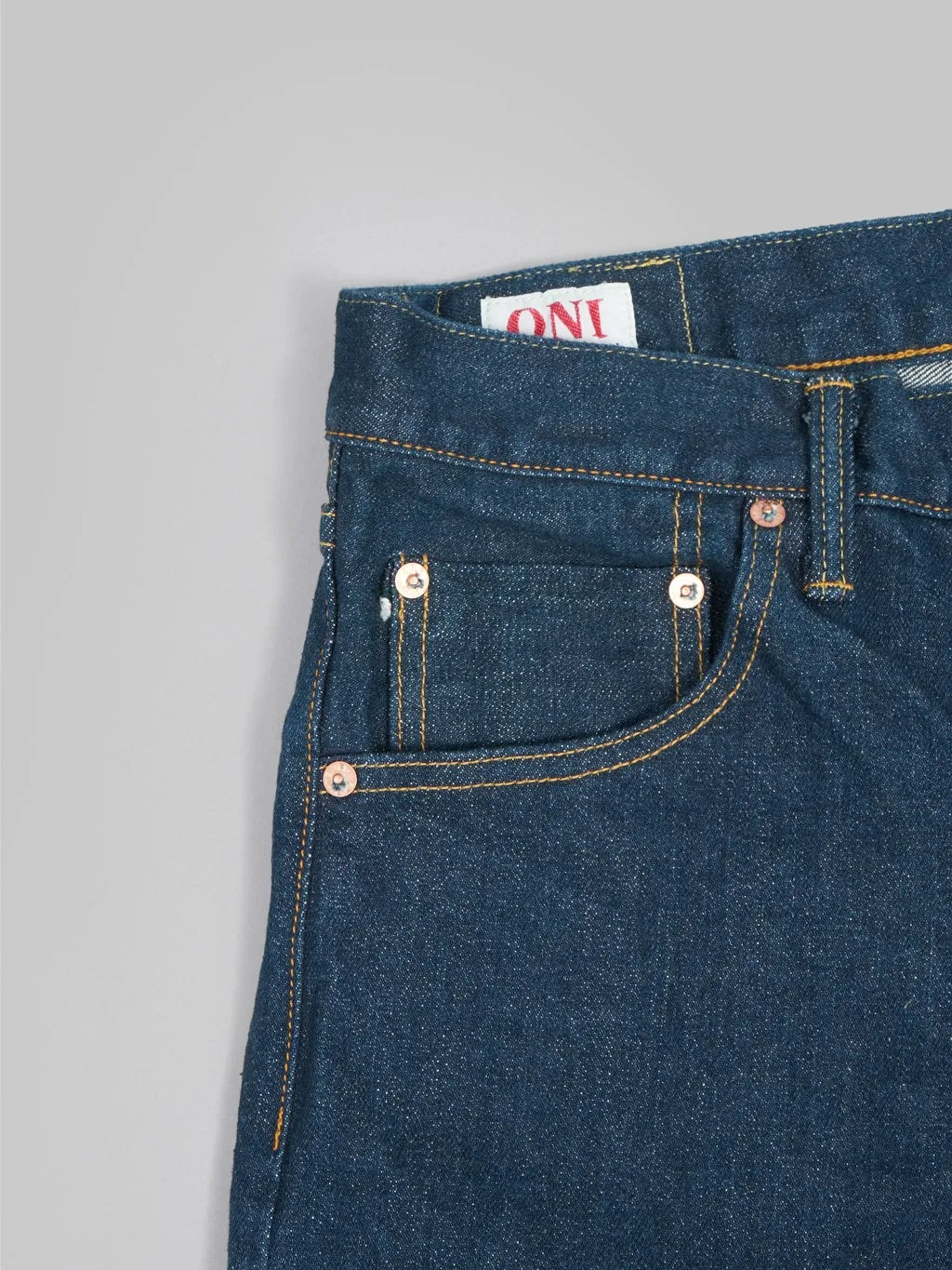 ONI Denim 121S "Ishikawadai Stretch" 15oz Stretch Relax Tapered Jeans