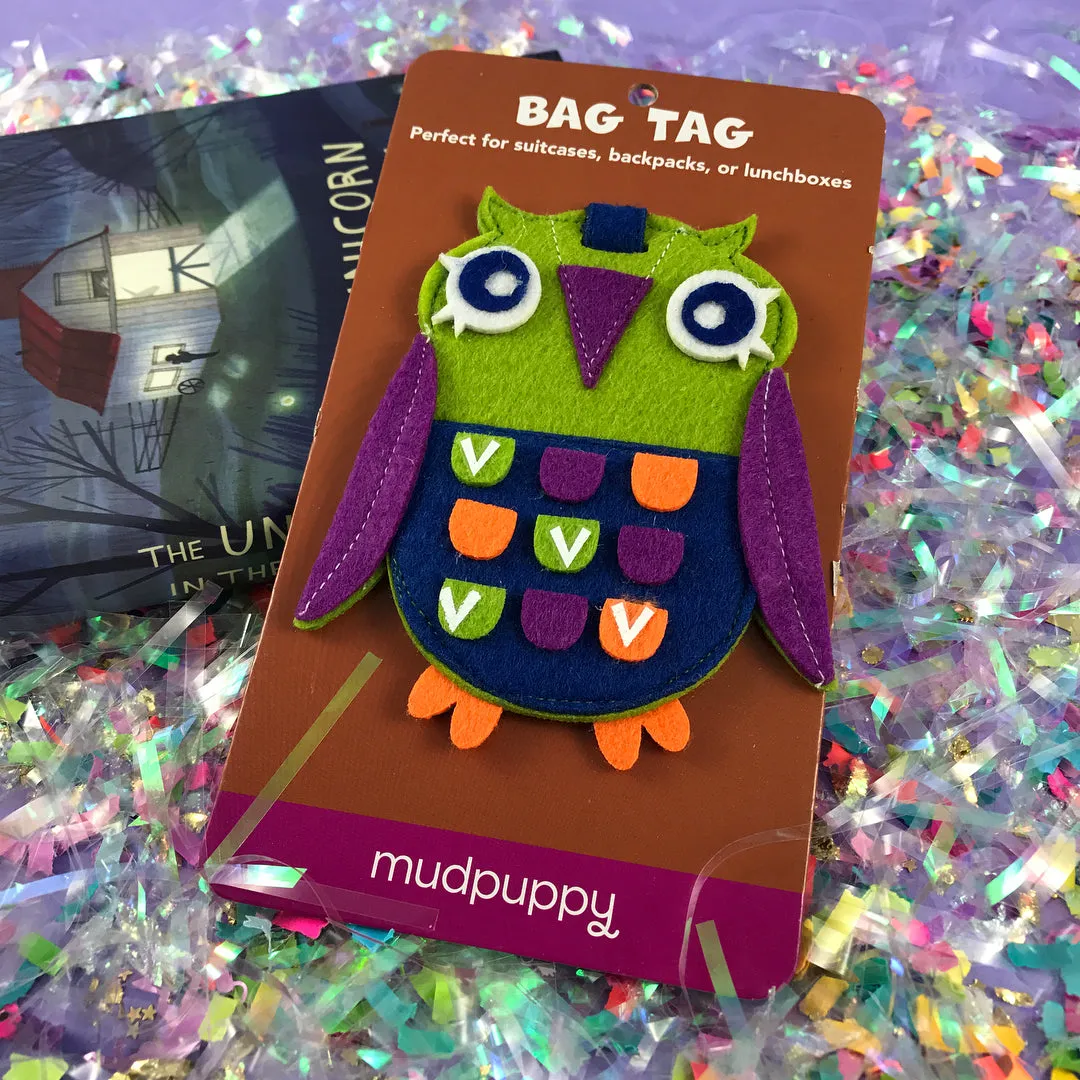 Owl Luggage Tag