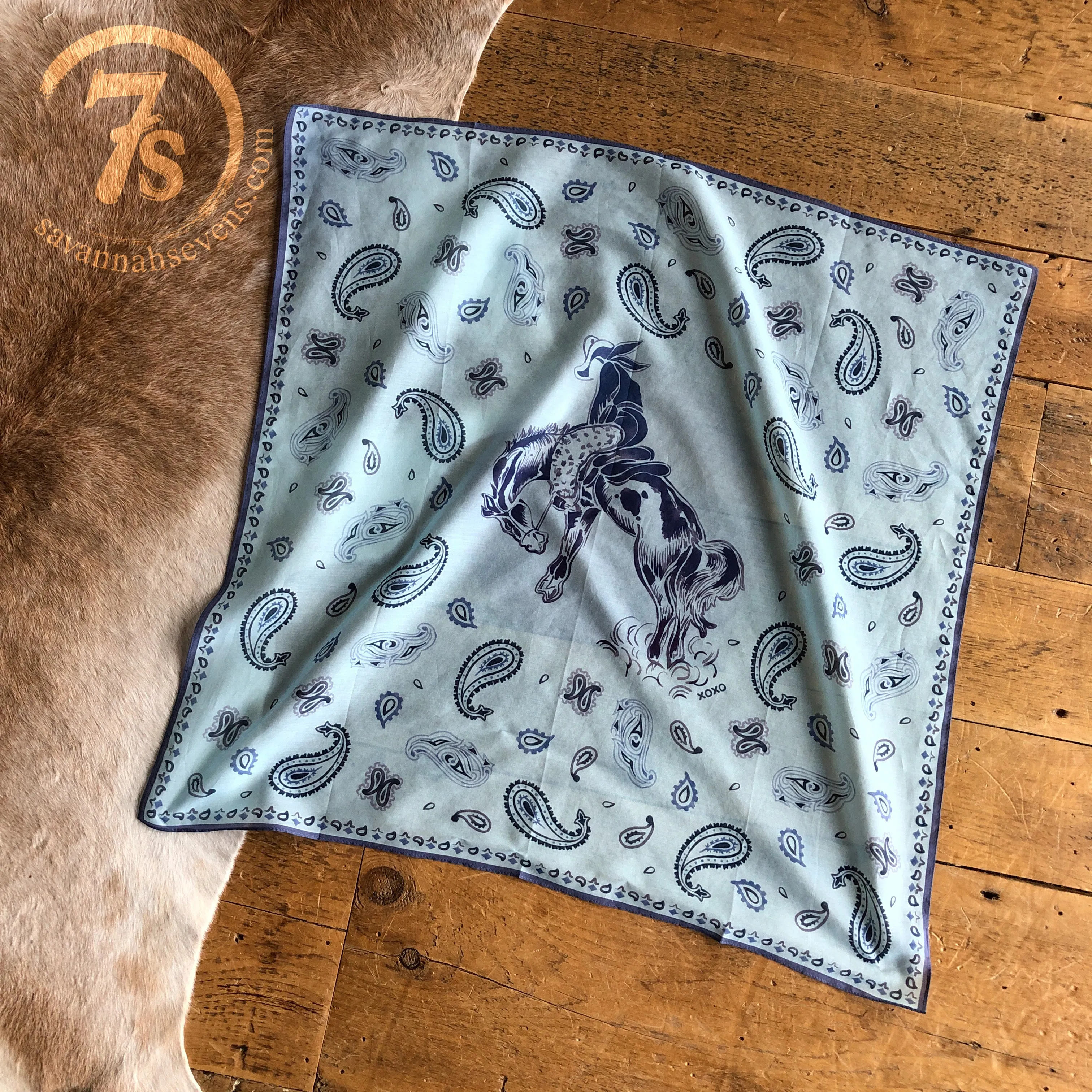 Paisley Cowboy Neck Scarf