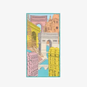 Paris Scarf in Turquoise - Inoui Editions