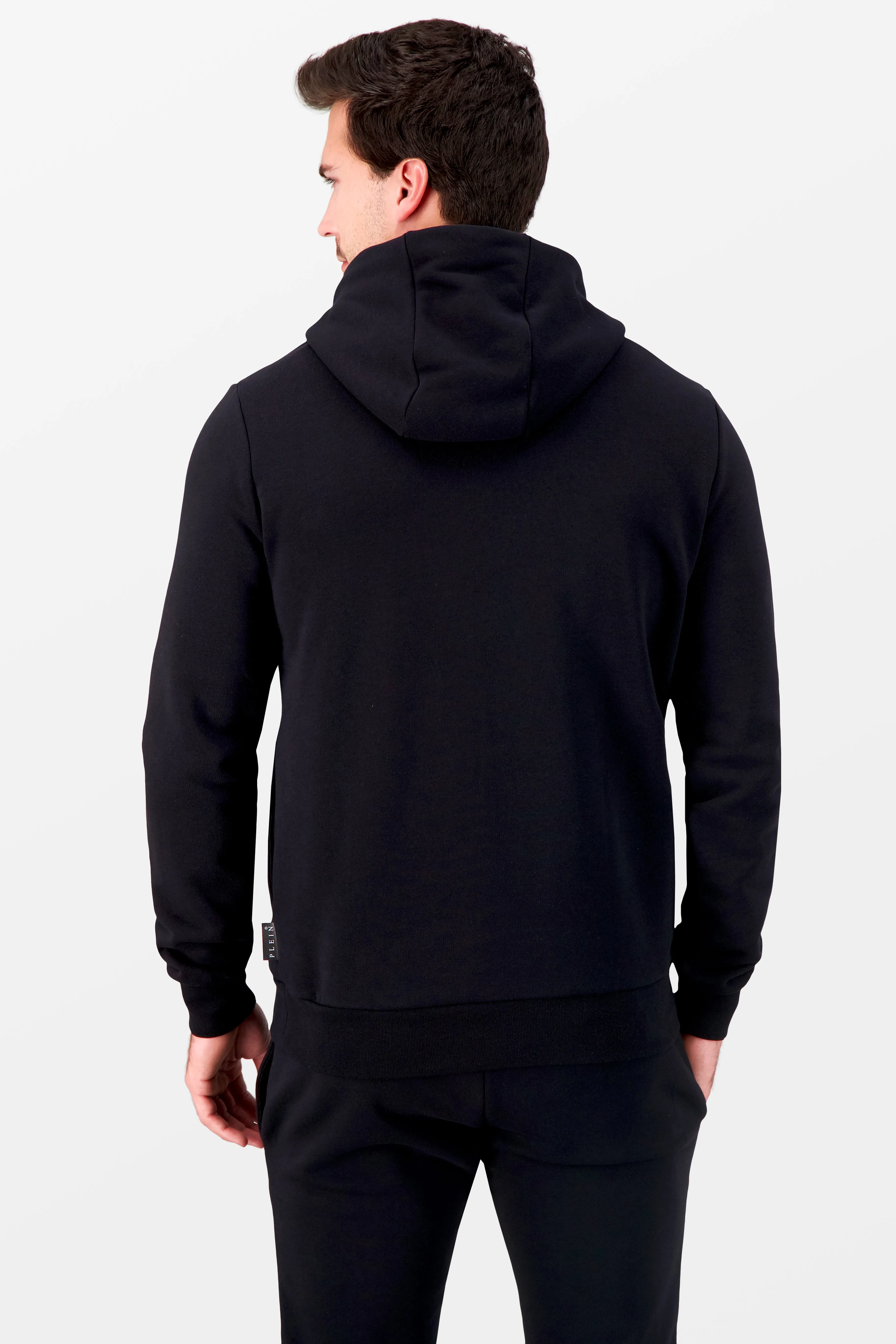 Philipp Plein Black Institutional Hoodie