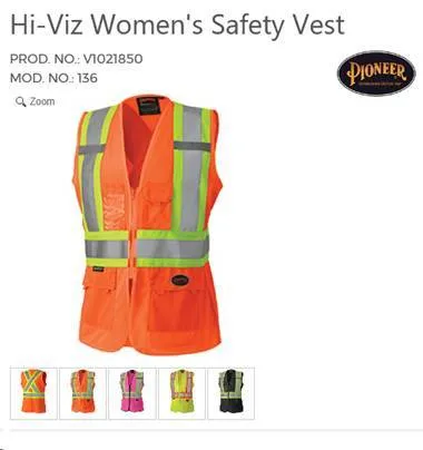 Pioneer TV-136 Womens Vest HVO