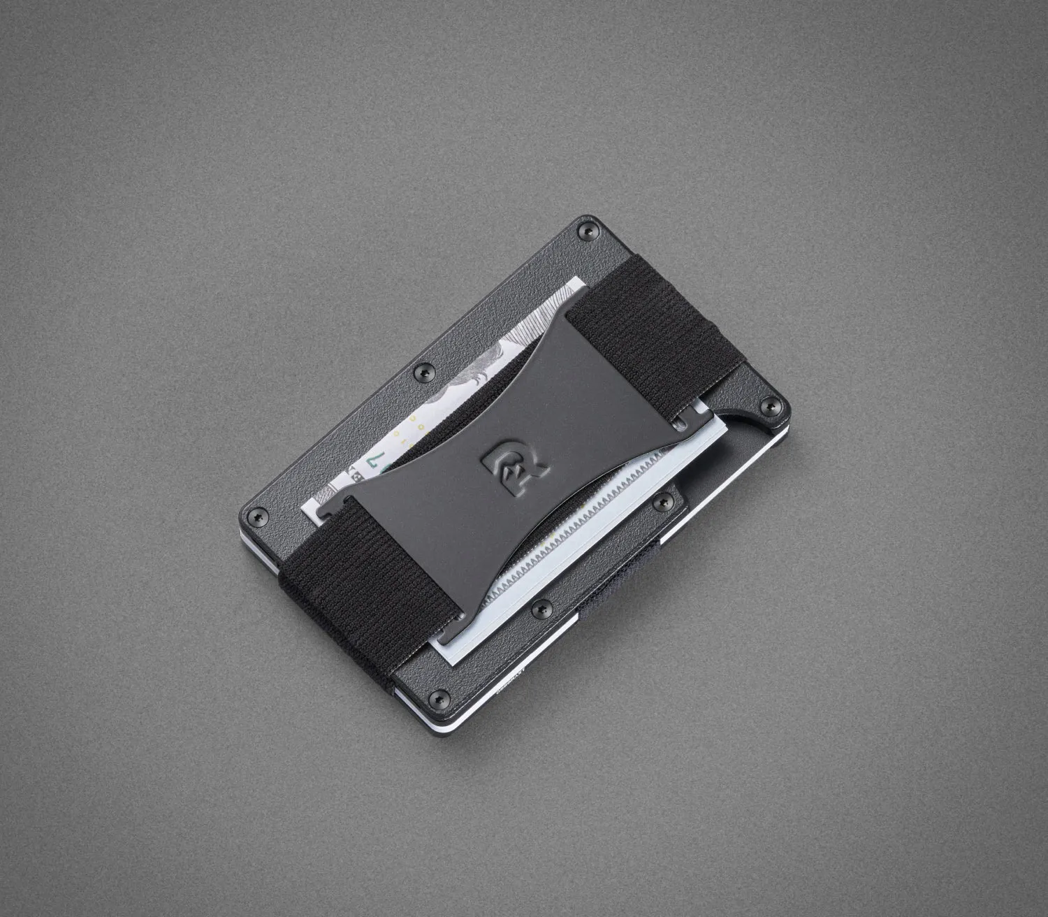 Ridge Wallet - Matte Black Titanium