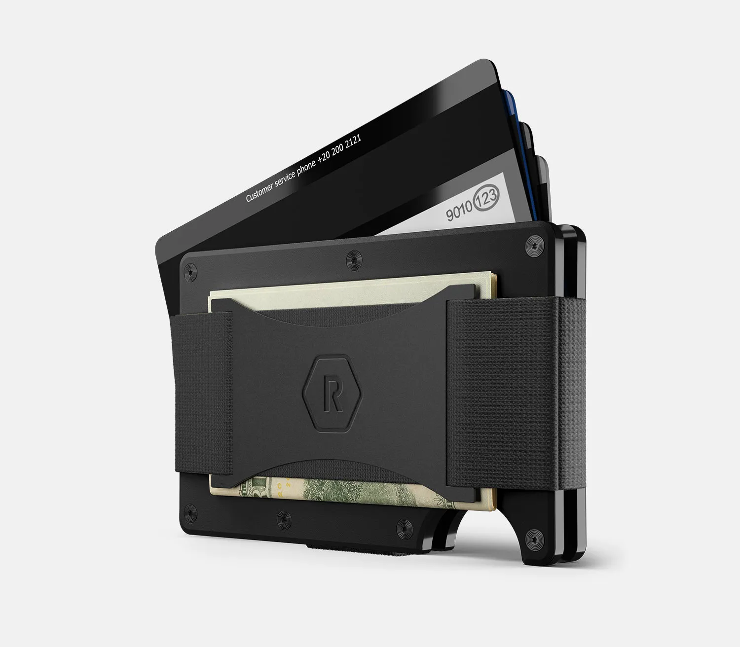 Ridge Wallet - Matte Black Titanium