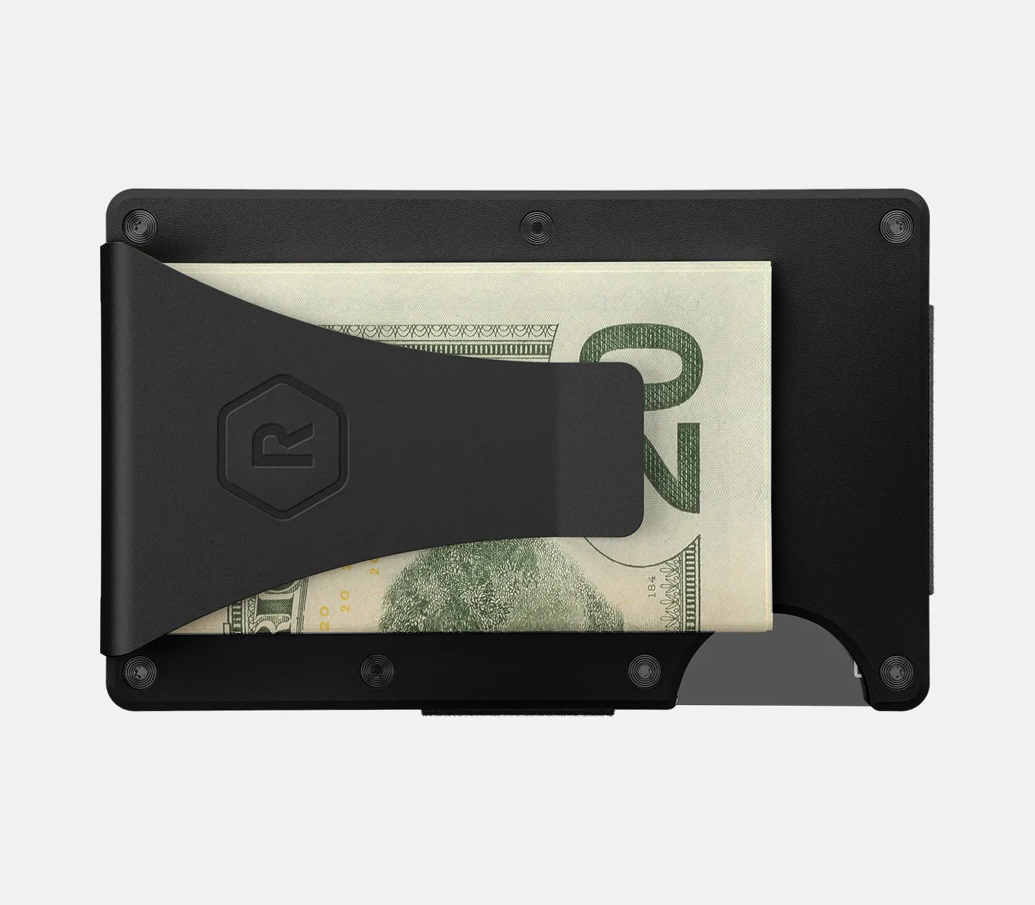 Ridge Wallet - Matte Black Titanium