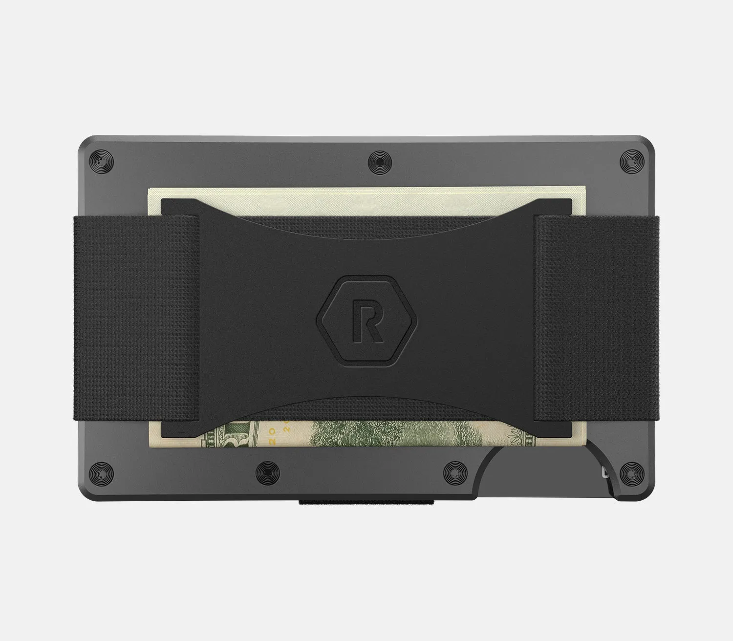 Ridge Wallet - Matte Gunmetal Titanium