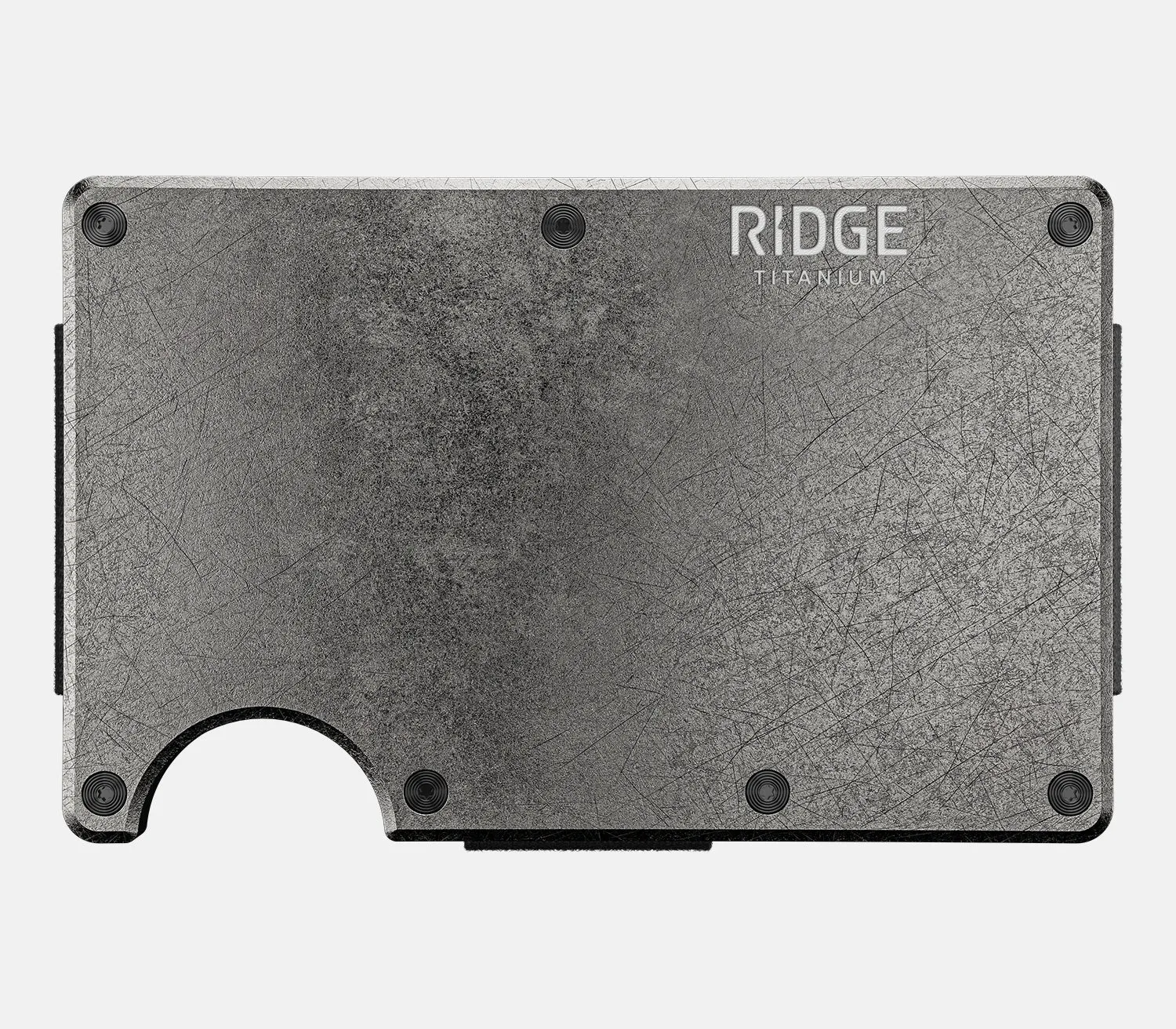 Ridge Wallet - Stonewashed Titanium